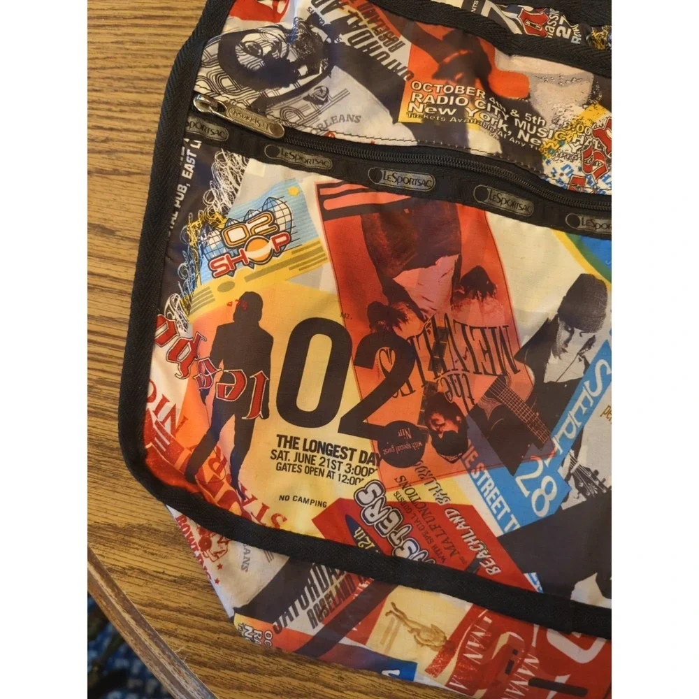 Lesportsac Messenger Bag Music Artists Concert Band Artist Print‎
